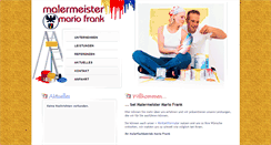 Desktop Screenshot of frank-malermeister.de